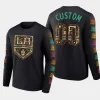 kings custom black 2023 dia de muertos long sleeve t shirt