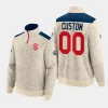 kraken custom cream 2024 nhl winter classic authentic pro hoodie