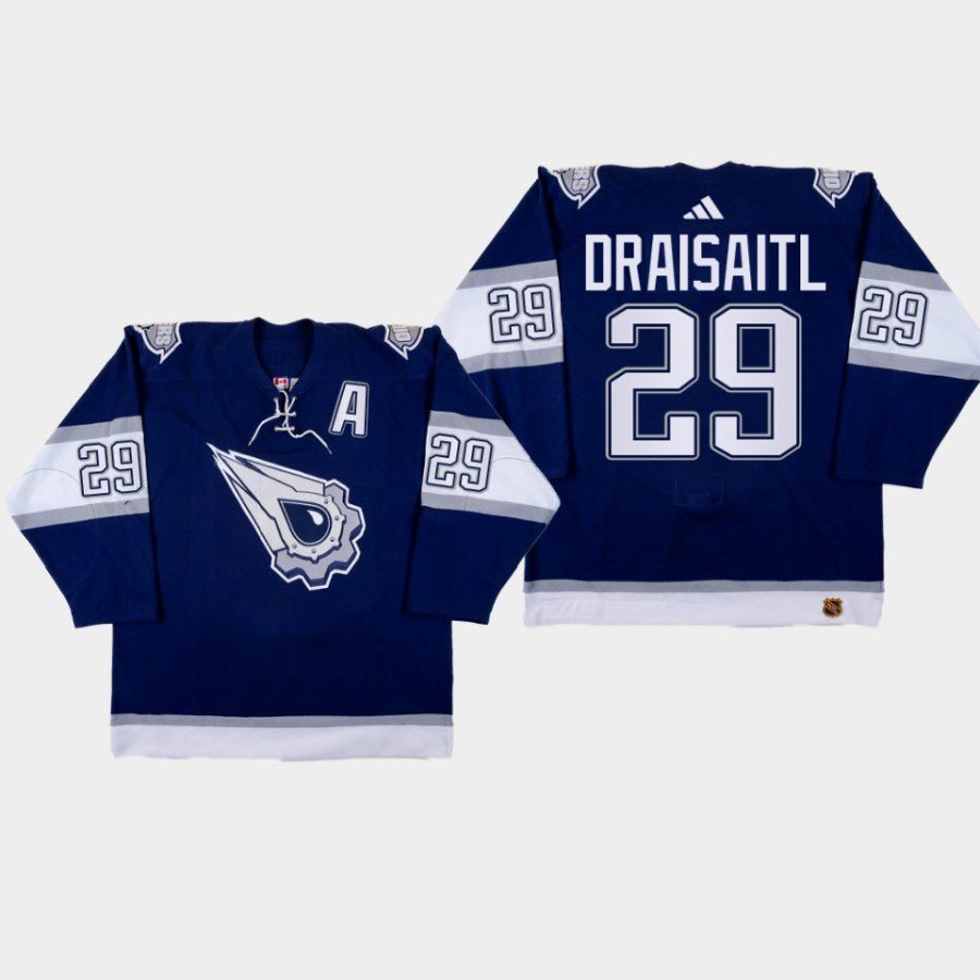 leon draisaitl oilers navy 2022 23reverse retro 2.0 replica jersey