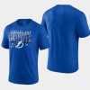 lightning royal 2023 nhl stanley cup playoffs tri blend t shirt