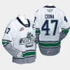 lucas ciona seattle thunderbirds white 2023 whl championship replica jersey