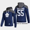 maple leafs mark giordano blue stylish aeroready pullover hoodie