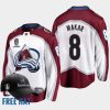 men avalanche cale makar free hat 2022 stanley cup champions white jersey