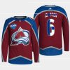 men avalanche erik johnson finland edition 2022 nhl global series burgundy jersey