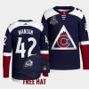 men avalanche josh manson primegreen 2022 central division champions navy jersey