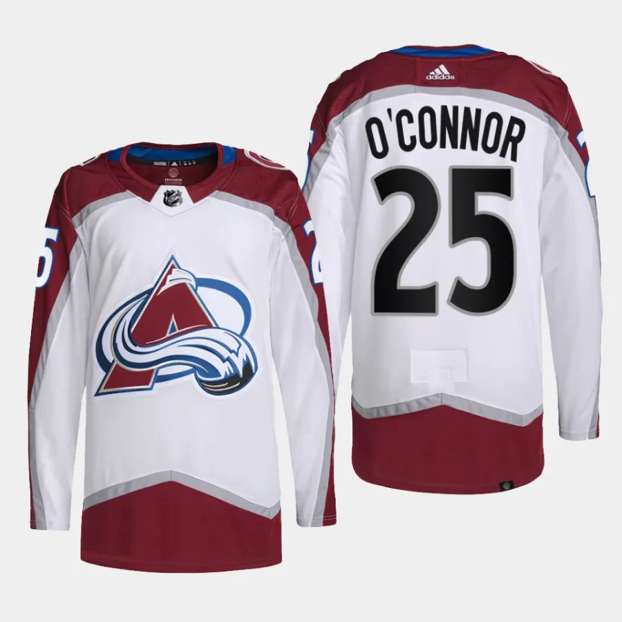 men avalanche logan oconnor primegreen away authentic pro white jersey