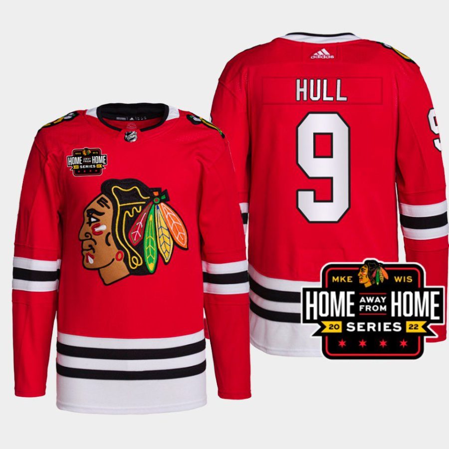 men blackhawks bobby hull 2022 primegreen milwaukee home away from home red jersey