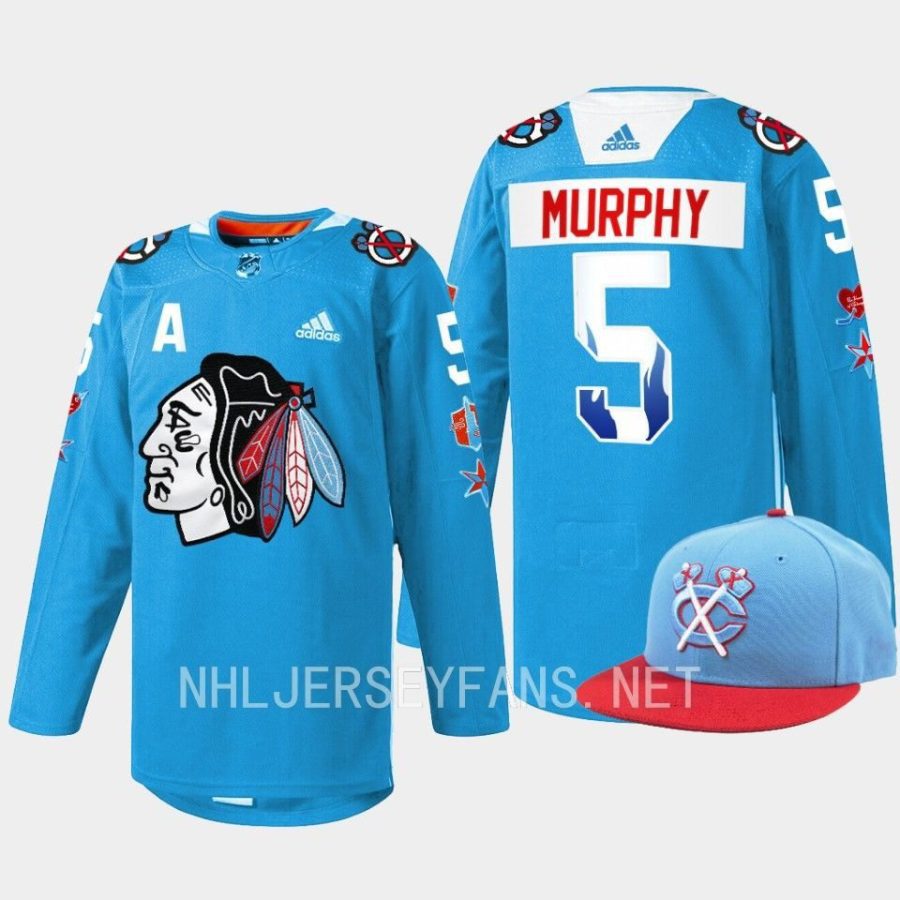 men blackhawks connor murphy 2023 312 chicago birthday city inspired blue jersey