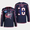 men blue jackets boone jenner finland edition 2022 nhl global series navy jersey