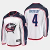 men blue jackets gavin brindley men 2023 nhl draft away breakaway player white jersey