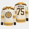 men bruins alec regula 2023 24 primegreen 100th anniversary authentic player cream jersey