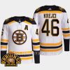 men bruins david krejci 2023 24 authentic pro 100th centennial white jersey