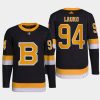 men bruins jakub lauko alternate authentic black jersey