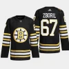 men bruins jakub zboril 2023 24 primegreen 100th anniversary authentic player black jersey