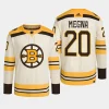 men bruins jayson megna 2023 24 primegreen 100th anniversary authentic player cream jersey