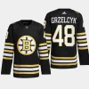 men bruins matt grzelcyk 2023 24 primegreen 100th anniversary authentic player black jersey