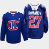 men canadiens alexander romanov special edition radioteledon 2022 royal jersey