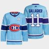 men canadiens brendan gallagher 2022 authentic primegreen reverse retro 2.0 blue jersey