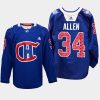 men canadiens jake allen special edition radioteledon 2022 royal jersey