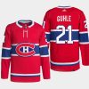 men canadiens kaiden guhle home authentic red jersey