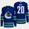 men canucks aatu raty authentic pro home primegreen blue jersey