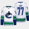 men canucks brad hunt 2022 primegreen authentic pro away white jersey