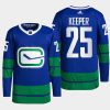 men canucks brady keeper 2022 primegreen authentic pro alternate blue jersey