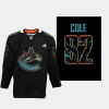 men canucks ian cole special edition first nations 2023 black jersey