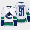 men canucks juho lammikko 2022 primegreen authentic pro away white jersey