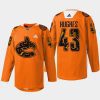 men canucks quinn hughes every child matters 2022 first nations night orange jersey