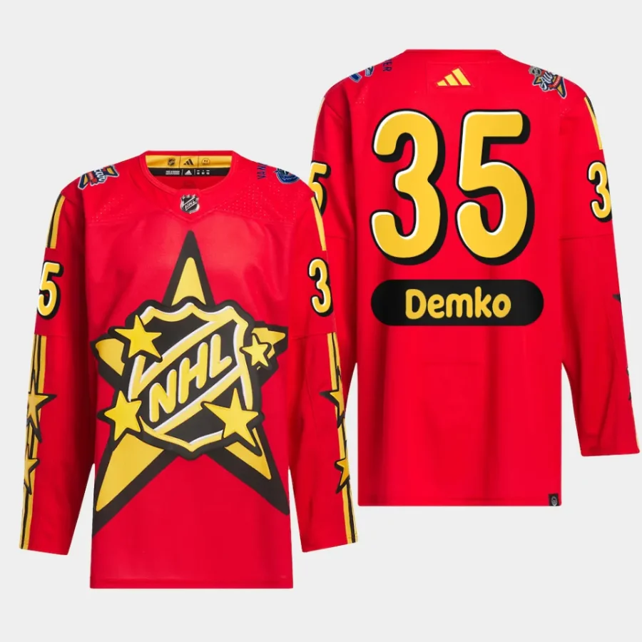 men canucks thatcher demko drew house 2024 nhl all star game primegreen authentic red jersey