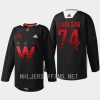 men capitals john carlson warmup 2023 celebrating black history black jersey