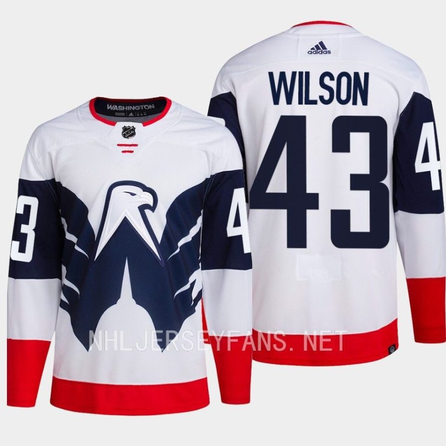 men capitals tom wilson primegreen authentic 2023 nhl stadium series white jersey