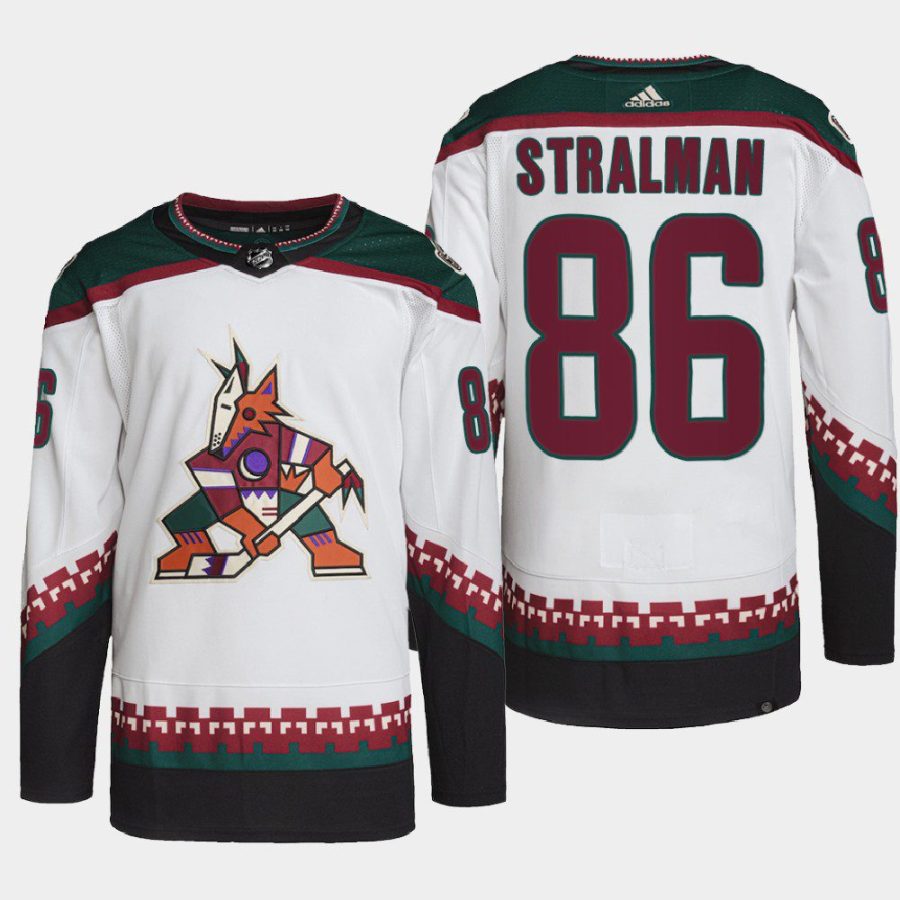 men coyotes anton stralman 2022 primegreen authentic pro away white jersey