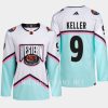 men coyotes clayton keller western conference 2023 nhl all star authentic white jersey