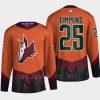 men coyotes conor timmins 2022 authentic primegreen reverse retro 2.0 orange jersey