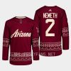 men coyotes patrik nemeth 2022 23 primegreen authentic desert night alternate garnet jersey