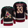 men coyotes travis dermott primegreen home authentic pro black jersey