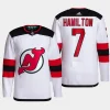 men devils dougie hamilton primegreen away authentic pro white jersey