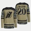 men devils michael mcleod 2022 authentic practice military appreciation camo jersey