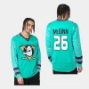 men ducks brock mcginn nhl bandana paisley teal jersey