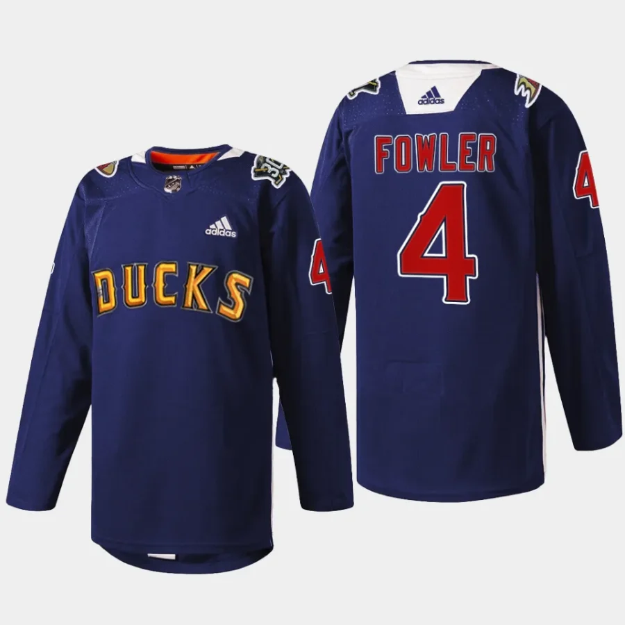 men ducks cam fowler special 2024 angels night navy jersey