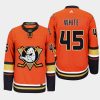 men ducks colton white alternate authentic orange jersey