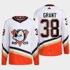 men ducks derek grant 2022 authentic primegreen reverse retro 2.0 white jersey