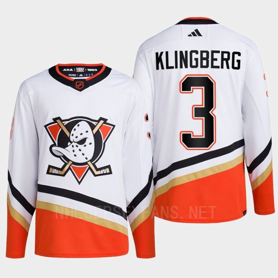 men ducks john klingberg 2022 authentic primegreen reverse retro 2.0 white jersey