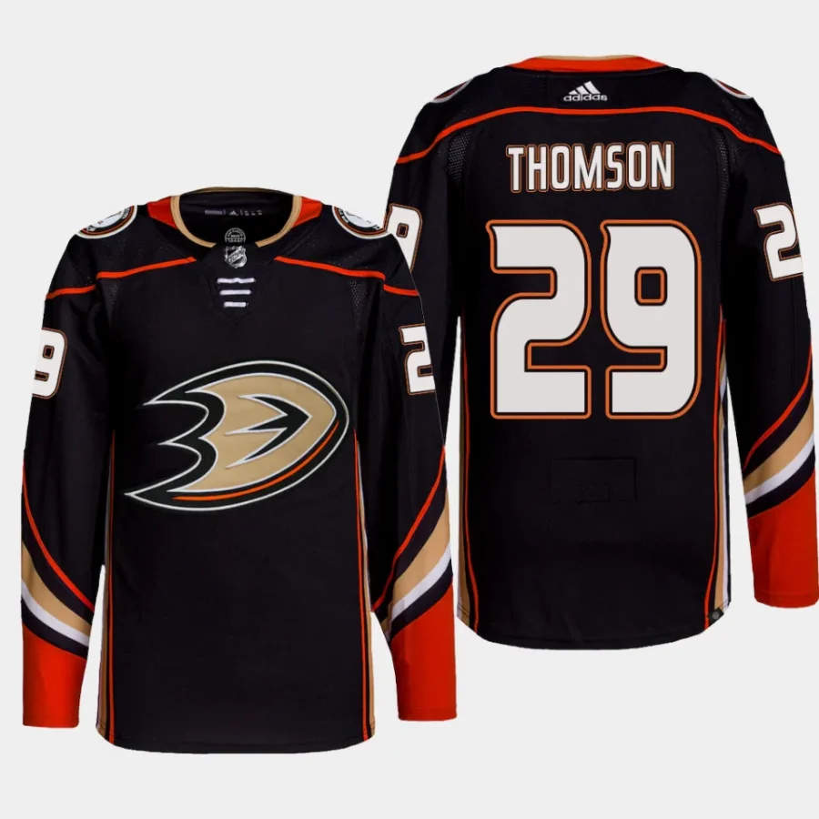 men ducks lassi thomson primegreen home authentic pro black jersey