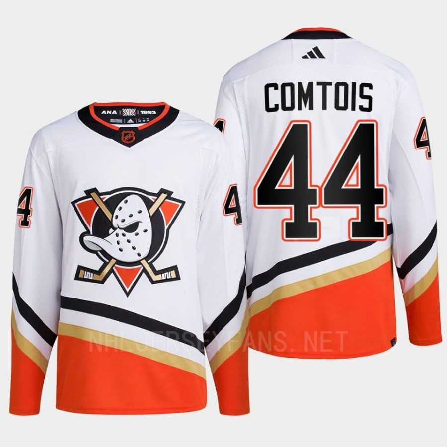 men ducks max comtois 2022 authentic primegreen reverse retro 2.0 white jersey