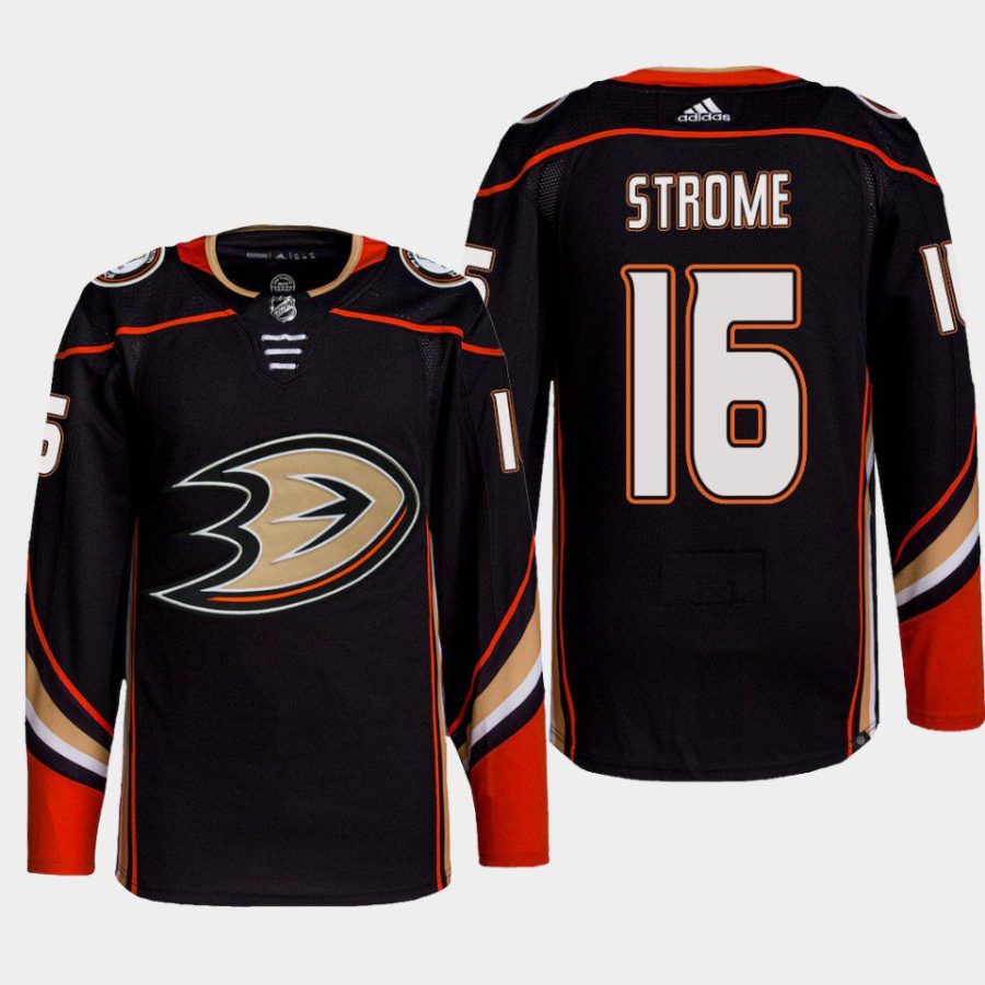 men ducks ryan strome 2022 home primegreen authentic black jersey