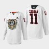 men ducks trevor zegras 2022 warmup dia de muertos night white jersey