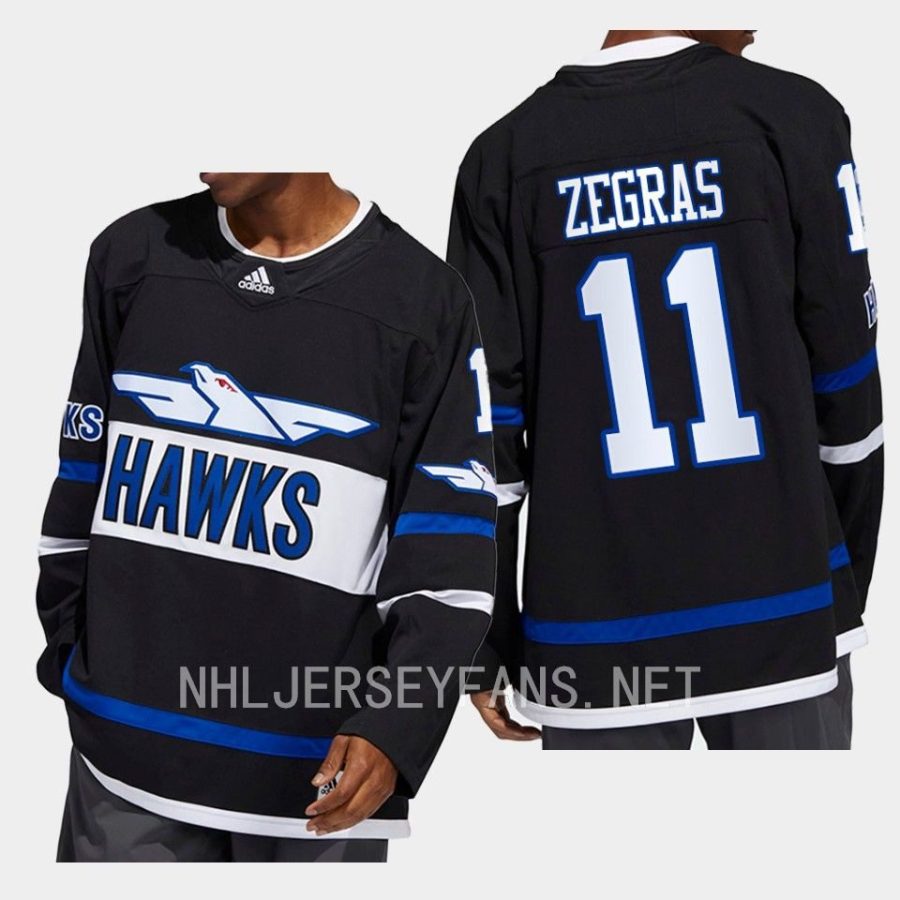 men ducks trevor zegras authentic hawks black jersey